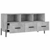 vidaXL Mueble de TV madera de ingenier&iacute;a gris hormig&oacute;n 102x36x50 cm