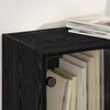 vidaXL Alacena 2 pcs Roble Negro 68 x 37 x 142 cm Madera contrachapada