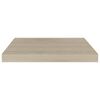 vidaXL Estante flotante de pared MDF color roble 50x23x3,8 cm