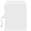 vidaXL Mueble de TV de pared con luces LED blanco 140x31x38 cm