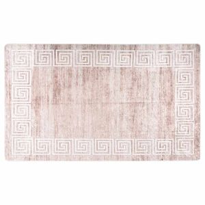 vidaXL Alfombra lavable beige 120x180 cm