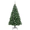 vidaXL &Aacute;rbol de Navidad artificial Verde 240 cm PVC y Acero y Pl&aacute;stico
