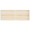 vidaXL Vitrina de madera para coleccionistas con puertas 100x8,5x37 cm