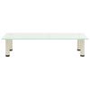 vidaXL Mueble para TV de vidrio templado esmerilado 80x35x17 cm
