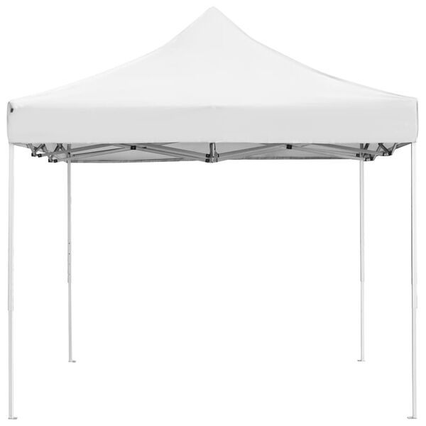 vidaXL Carpa plegable profesional de aluminio blanca 4,5x3 m