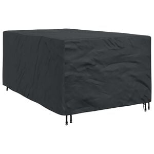 vidaXL Funda para muebles Liso Negro 143 x 225 x 90 cm 600D