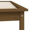 vidaXL Estructura de cama madera maciza pino marr&oacute;n miel 90x200 cm