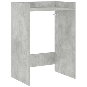 vidaXL Armario para lavadora Gris Hormig&oacute;n 67,5 x 48 x 97 cm
