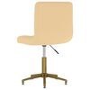 vidaXL Sillas de comedor giratorias 2 unidades terciopelo crema