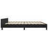 vidaXL Estructura cama sin colch&oacute;n terciopelo negro 200x200 cm