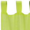 vidaXL Cortinas de gasa con trabillas 2 uds. verde manzana