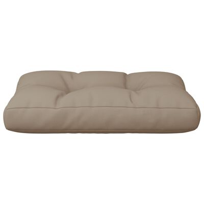 vidaXL Cojín para sofá de palets de tela gris taupé 60x40x12 cm