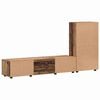 vidaXL Conjunto de mueble de TV con caj&oacute;n FLORIN Madera vieja