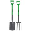 Draper Tools Pala y horquilla de jard&iacute;n acero carbono 28x18 cm 165666
