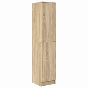 vidaXL Aparador alto Roble Sonoma 35 x 39 x 168 cm