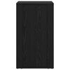 vidaXL Vitrina Roble Negro 40 x 33 x 70 cm Madera contrachapada