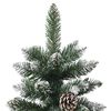 vidaXL &Aacute;rbol de Navidad artificial Verde 210 cm PVC, Pl&aacute;stico y Acero