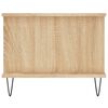 vidaXL Mesa de centro madera contrachapada roble Sonoma 90x50x40 cm
