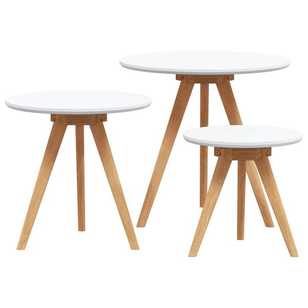 vidaXL Mesa de Café Marrón 50 x 50 x 46 cm Madera maciza de Nogal