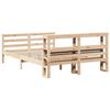 vidaXL Estructura de cama con cabecero madera maciza pino 140x200 cm