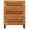 vidaXL Aparador de madera maciza acacia 60x34x75 cm