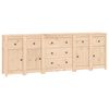 vidaXL Aparador de madera maciza de pino 230x35x80 cm
