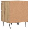 vidaXL Mesita de noche madera de ingenier&iacute;a roble artisian 40x35x50 cm