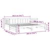 vidaXL Sof&aacute; cama nido sin colch&oacute;n madera maciza 90x190 cm