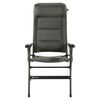 Travellife Silla reclinable Barletta Comfort gris oscuro L