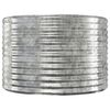 vidaXL Jardinera arriate acero galvanizado plata 396x100x68 cm