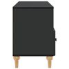 vidaXL Mueble de TV Negro 102 x 34,5 x 50 cm Madera de ingenier&iacute;a