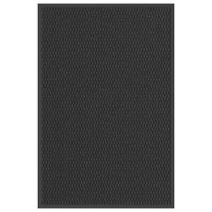 vidaXL Felpudo negro 60x90 cm