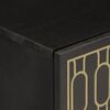 vidaXL Mesita de noche madera maciza de mango 50x33x60 cm