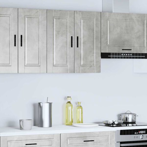 vidaXL Armario de pared cocina Porto madera ingenier&iacute;a gris hormig&oacute;n