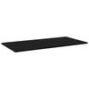 vidaXL Estantes para estanter&iacute;a 4 uds contrachapada negro 100x50x1,5cm