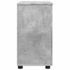 vidaXL Gabinete de Ba&ntilde;o con puerta Gris Concreto 61 x 35 x 64 cm