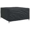 vidaXL Funda para muebles Liso Negro 180 x 190 x 85 cm 600D