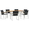 vidaXL Conjunto de Comedor de Jard&iacute;n 7 uds.