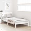 vidaXL Estructura de cama Blanco 80 x 200 cm Madera maciza de Pino