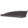 vidaXL Estante de pared con estante 2 pcs Negro 30 x 30 x 2 cm