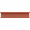 vidaXL Estante de pared 4 pcs Rojo 40 x 9 x 3 cm Madera de ingenier&iacute;a