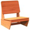 vidaXL Silla de jard&iacute;n madera maciza de pino marr&oacute;n cera 60x64x70,5 cm