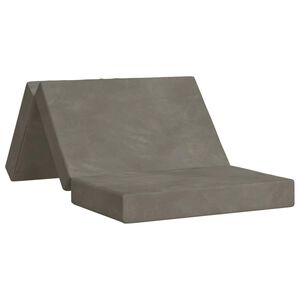 vidaXL Sof&aacute; Cama Plegable 80 x 67 x 45 cm Gris Claro