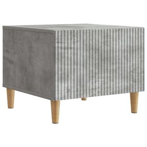 vidaXL Mesa de Caf&eacute; Gris Hormig&oacute;n 49 x 50 x 40 cm Madera de Ingenier&iacute;a