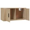 vidaXL Muebles para TV de pared 3 uds roble Sonoma 80x34,5x40 cm