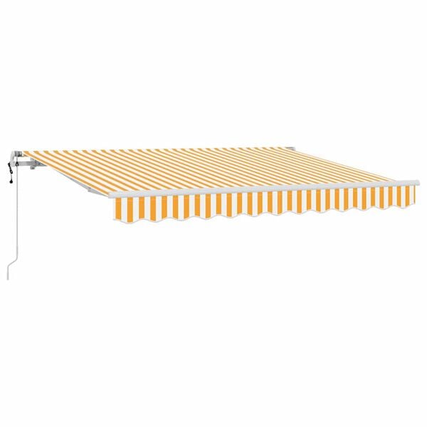 vidaXL Toldo Retr&aacute;ctil Amarillo 250 x 200 cm tela