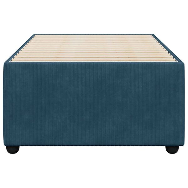 vidaXL Estructura de cama de terciopelo azul 80x200 cm