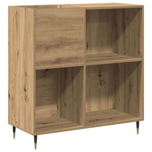 vidaXL Mueble para discos de vinilo Roble artisan 85 x 38 x 89 cm