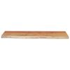 vidaXL Estante pared rectangular madera acacia borde vivo 50x20x2,5 cm