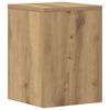 vidaXL Soportes de plantas 2 uds madera roble artisian 25x25x35 cm